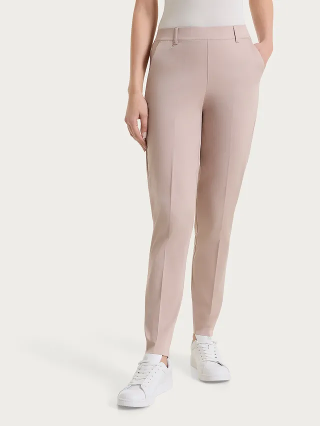 Ragno Satin Power Pantalone Chino Slim Sphinx con risvolto