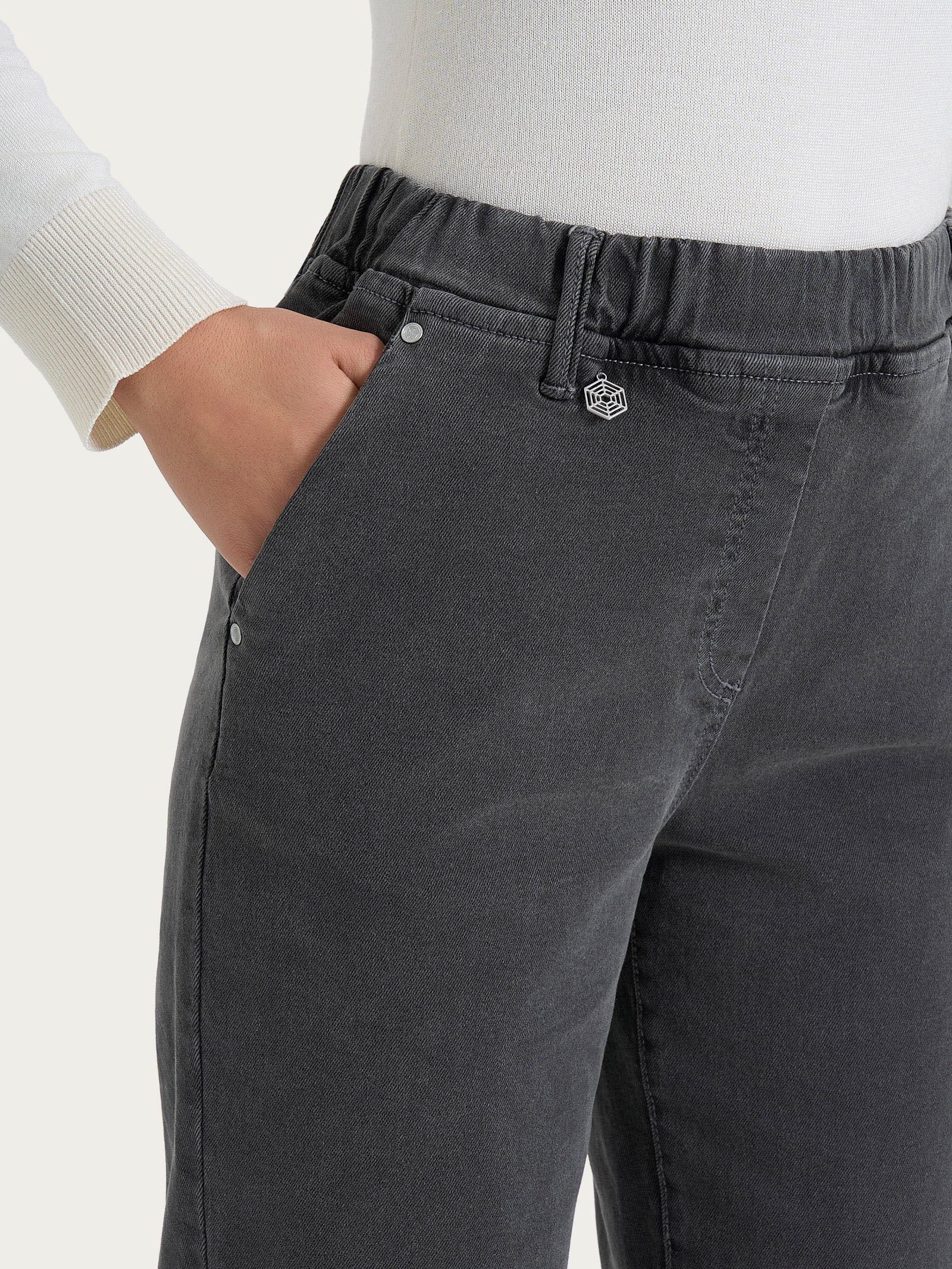 Ragno Super Denim Jeans a carota con tasche jeans Ferro elasticizzati