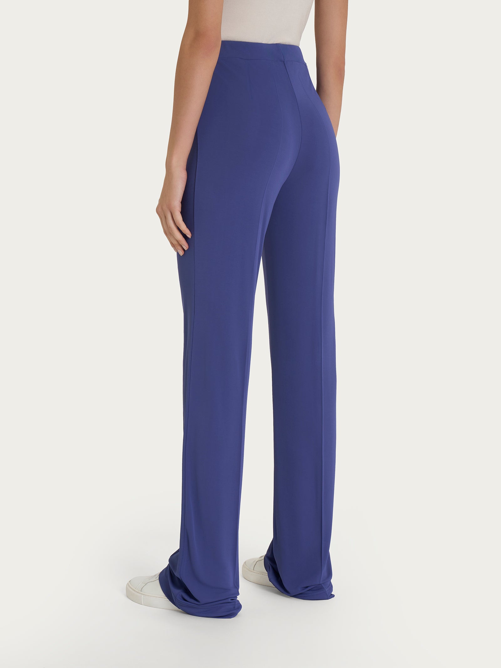 Ragno Relaxed Wardrobe Pantalone ampio crêpe Skipper Blue