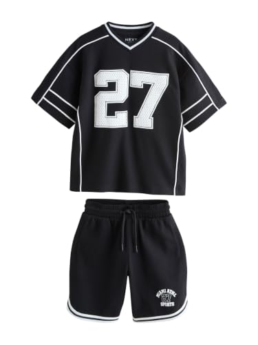 Next completo bambino t-shirt shorts varsity uso quotidiano