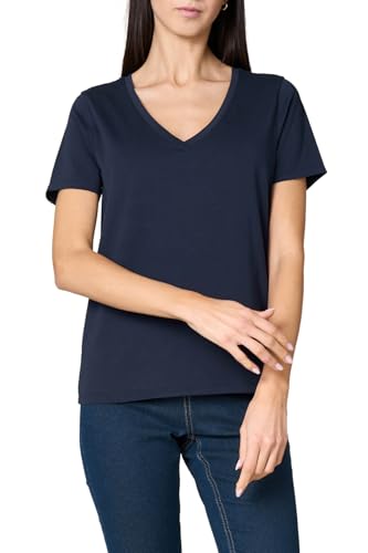 Goldenpoint T-shirt scollo a V cotone maniche corte