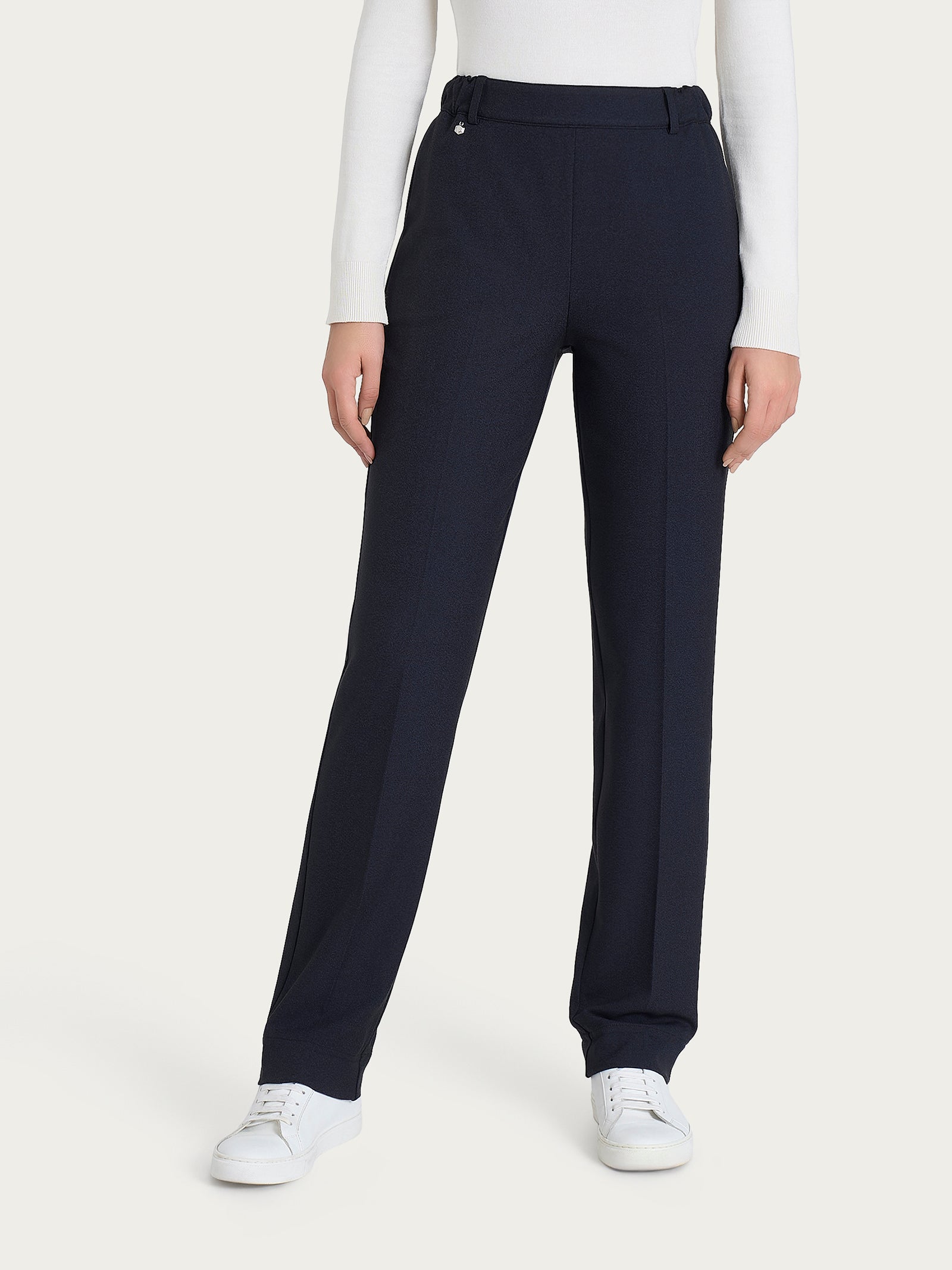Ragno Compact Pantalone Dritto Tasche Bleu flanella