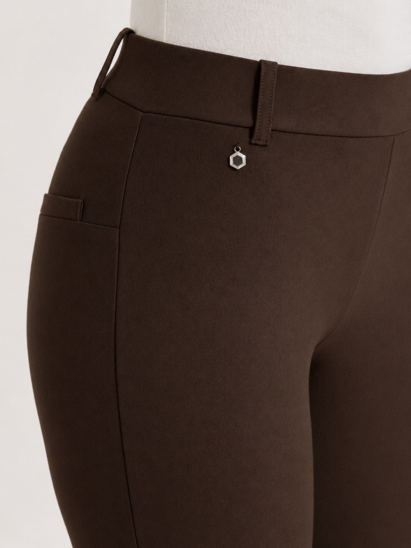 Ragno Compact Pantalone Sigaretta marrone Chocolate Torte