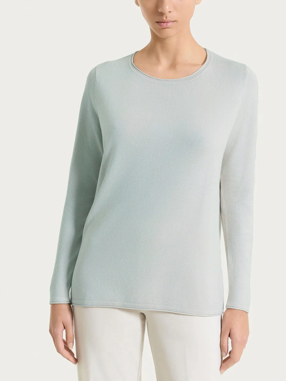 Ragno Summertime Maglia girocollo Gray Dawn viscosa