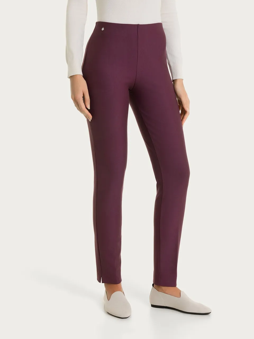 Ragno Compact Sigaretta Pantalone Fig skinny risvolto