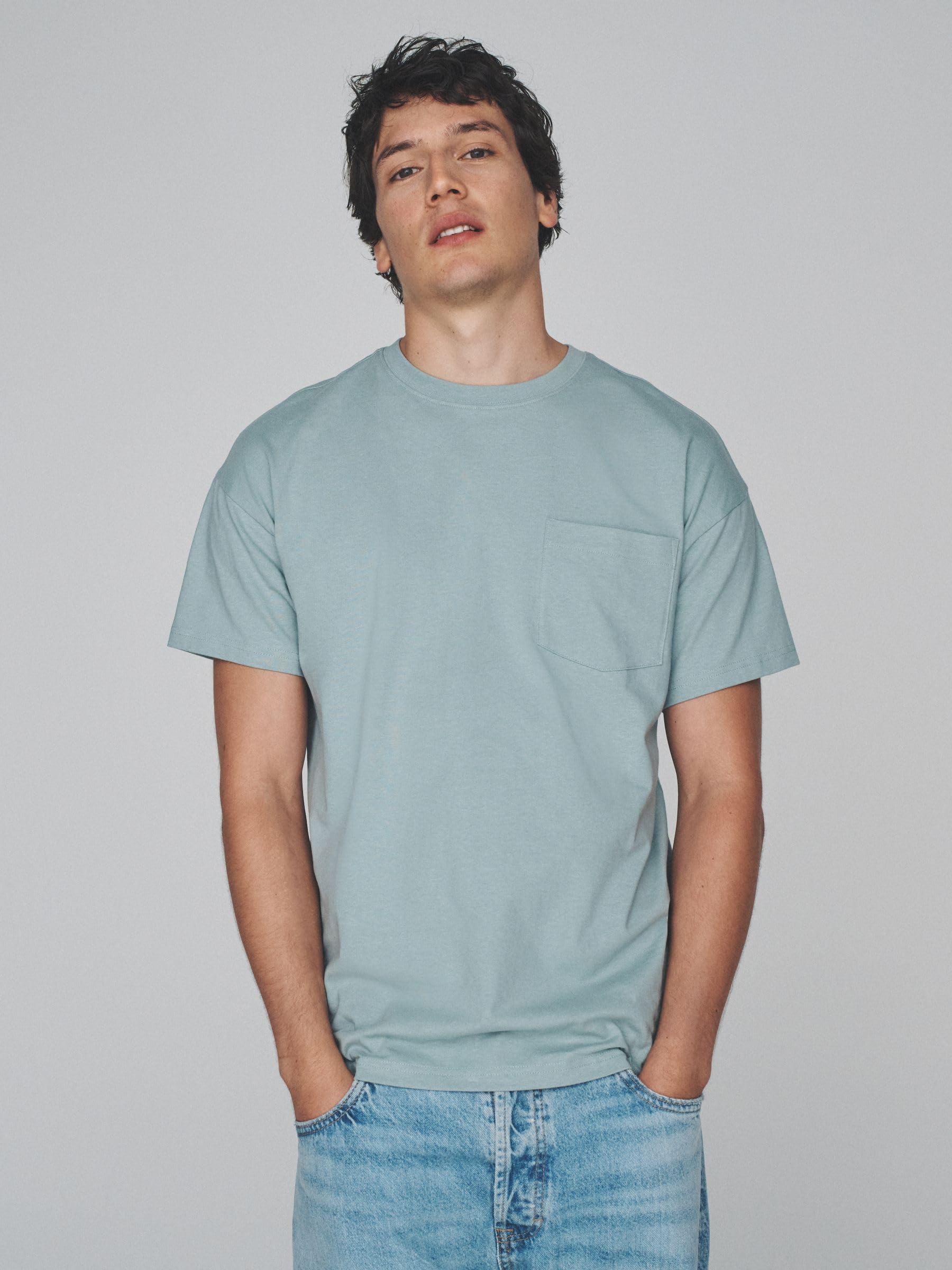 Geo Next The Set t-shirt uomo 4 pezzi cotone pesante