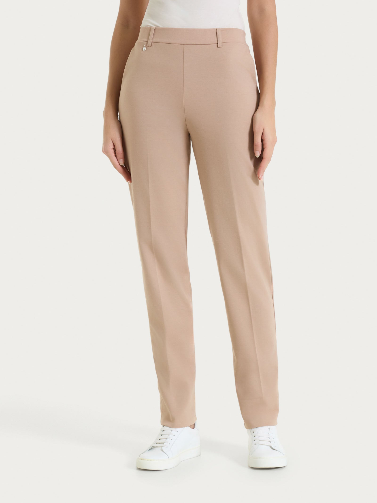 Ragno Compact Light pantalone carota Warm Taupe