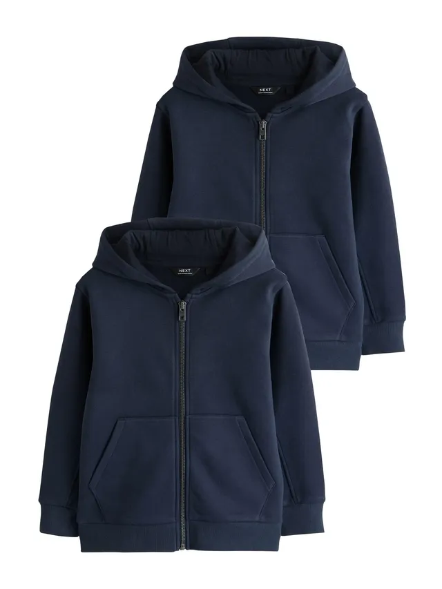 Geo Next Felpe ragazzo zip cappuccio 104 confezione da 3