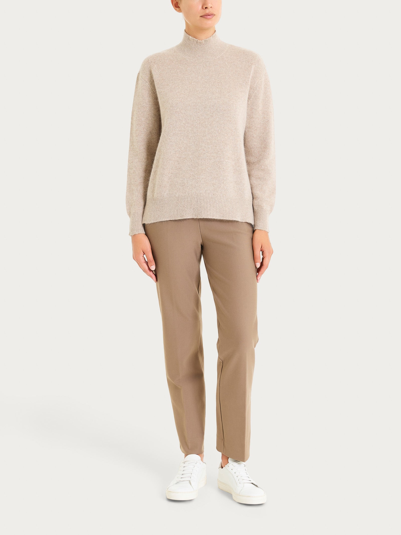Ragno Natural Soft Lupetto Maglia Zenzero Mel. Collo Alto