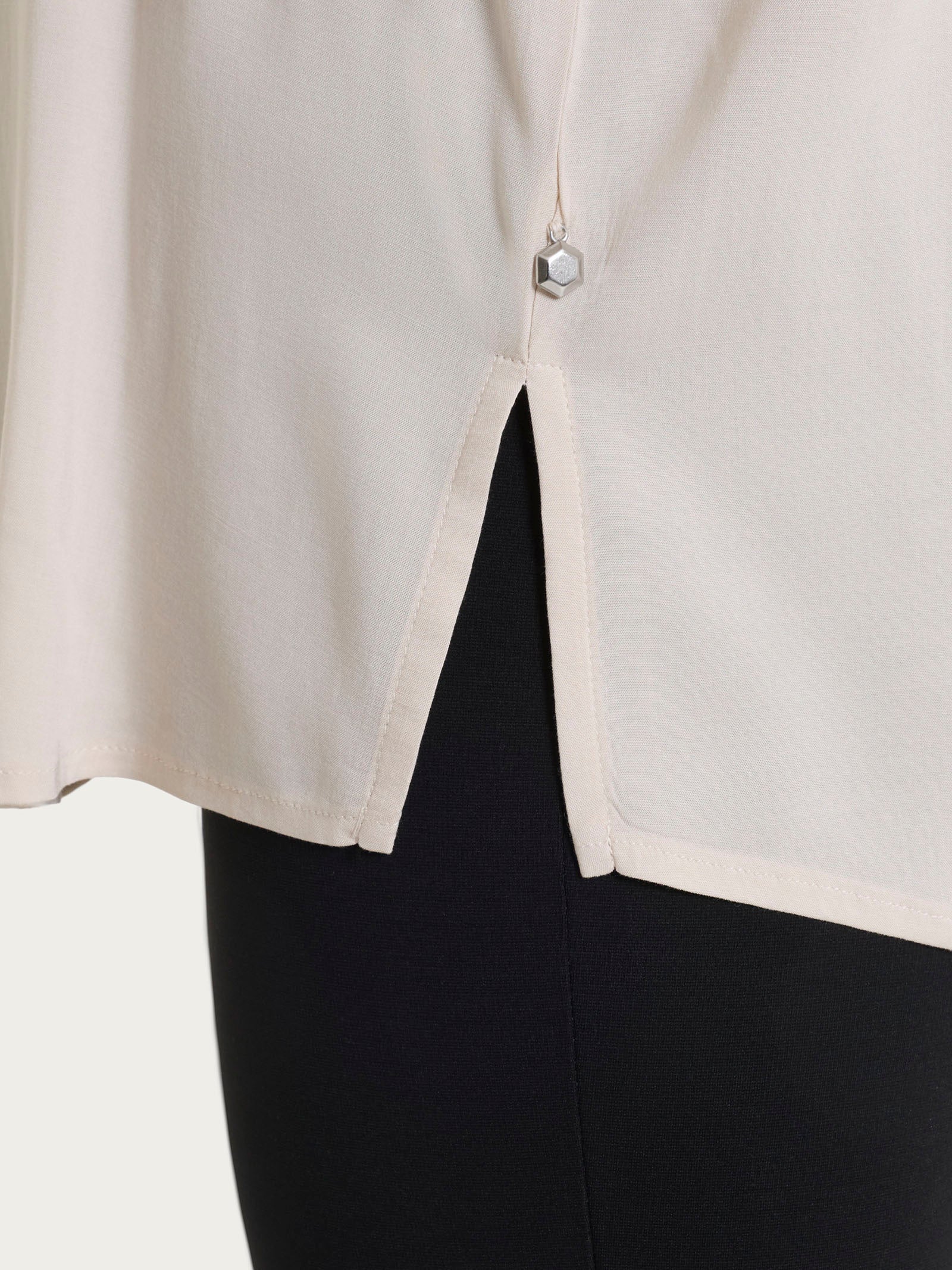 Ragno Voile Stretch camicia champignon manica risvoltabile