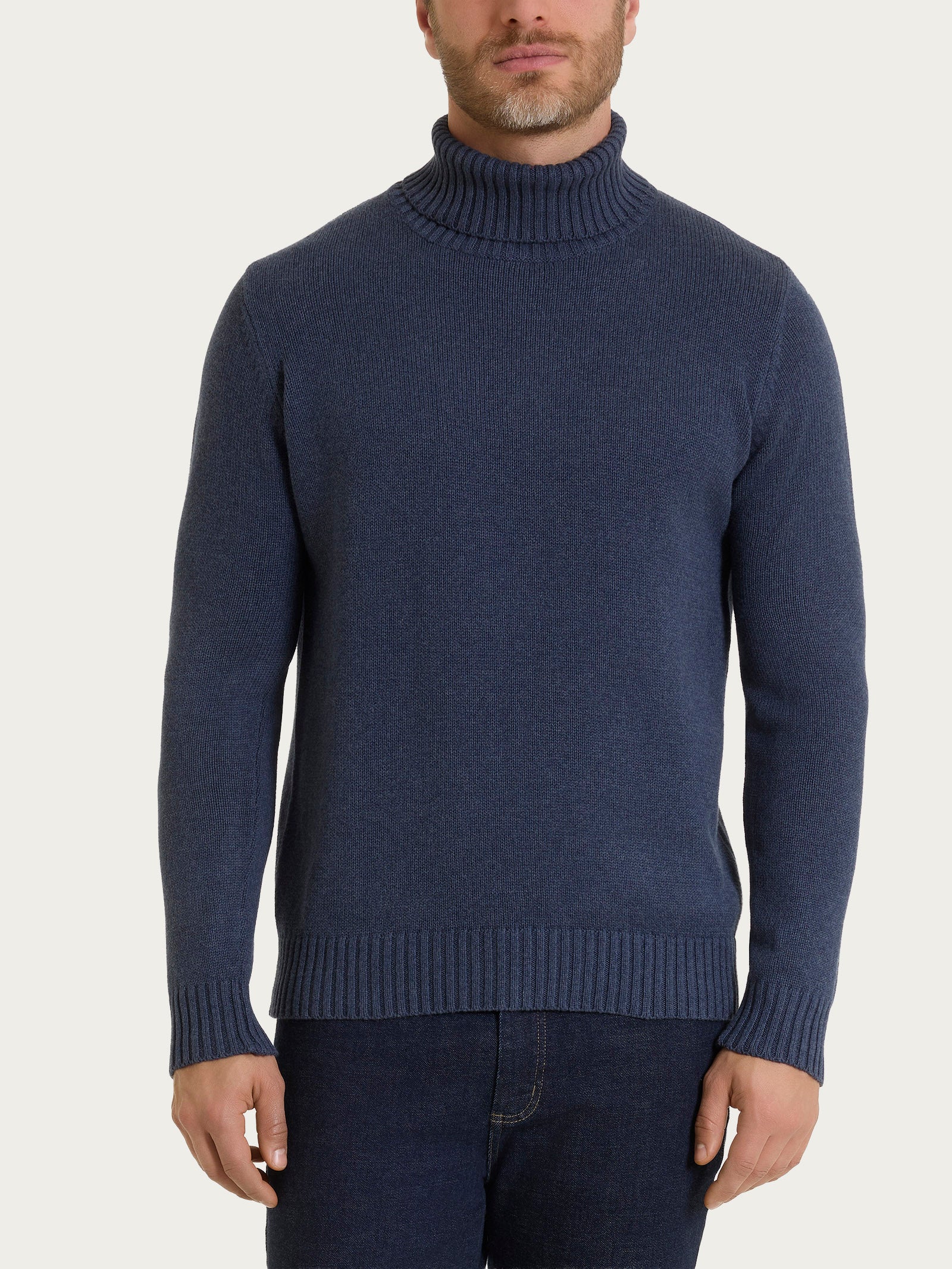 Ragno Winter Cotton lupetto Avio Mel. puro cotone