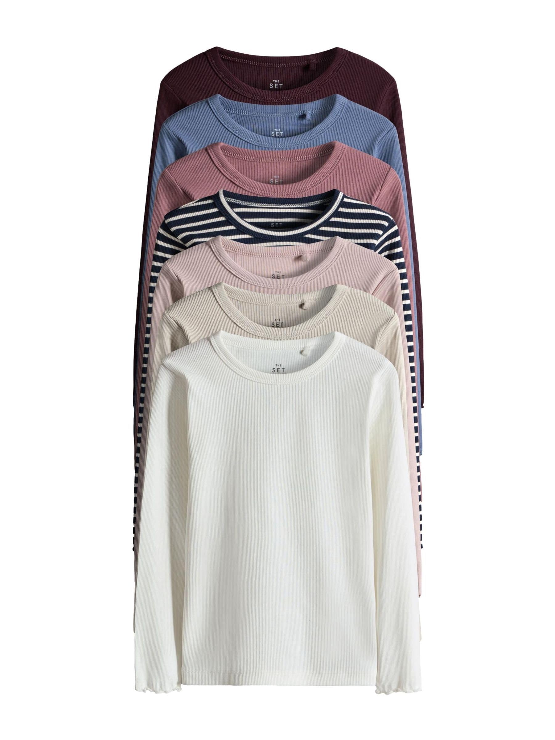 Next The Set maglia coste bambina 7 pezzi manica lunga