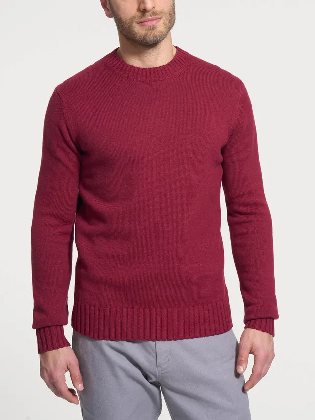 Ragno Nice Wool Pull Girocollo lana Tibetan Red