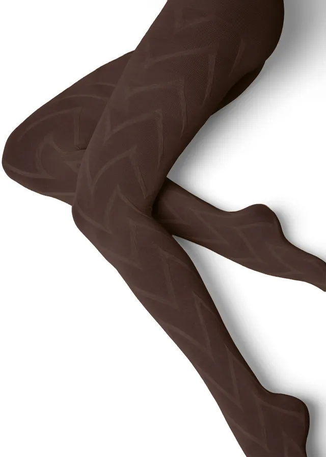 Philippe Matignon Chevron collant cashmere moda