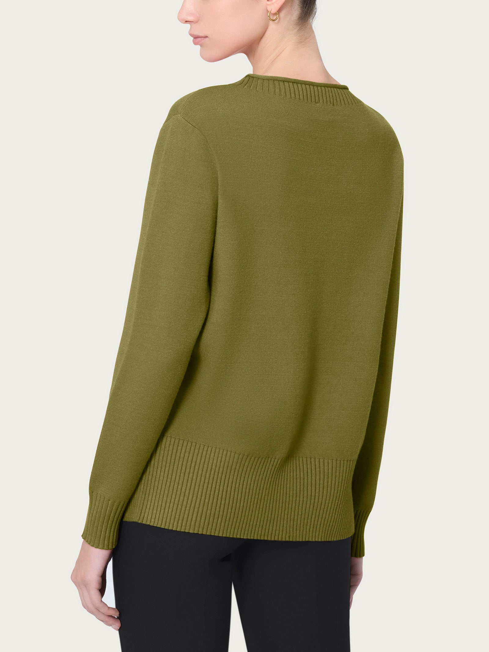 Ragno Four Seasons Girocollo maglia sphagnum viscosa