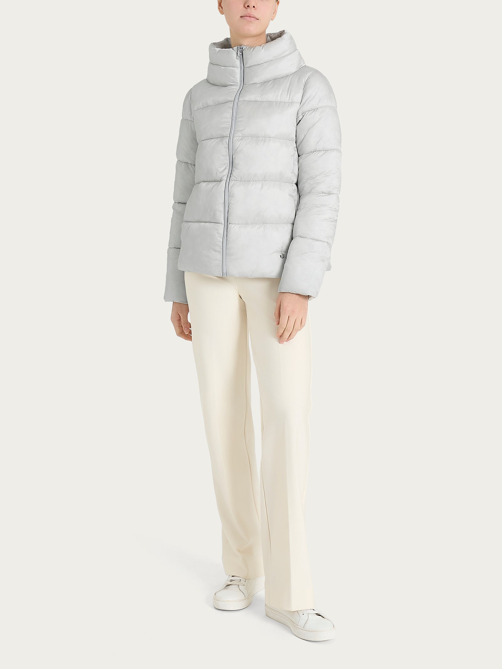 Ragno Vegan Down Piumino Collo Alto Leggero Dawn Blue