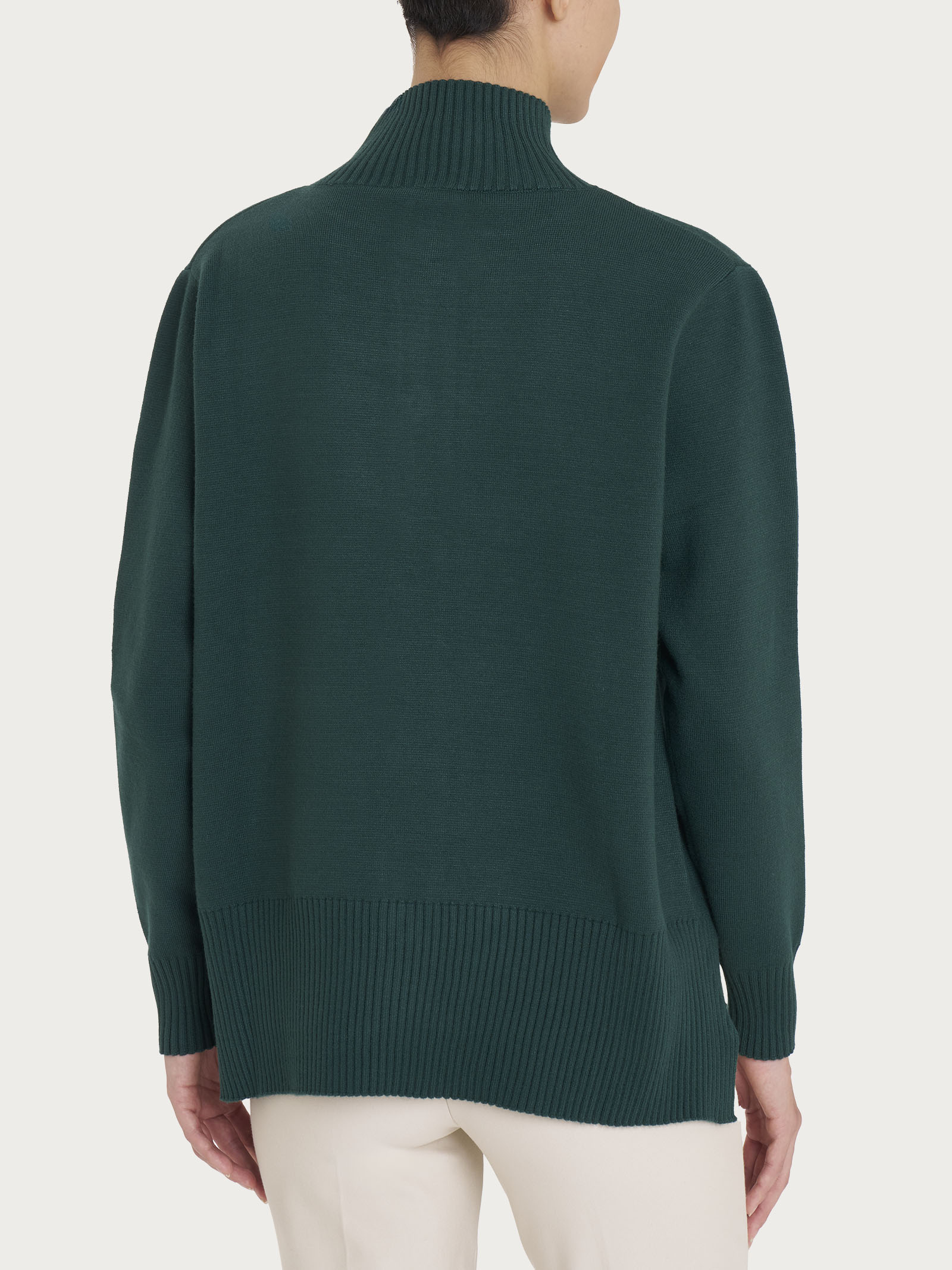Ragno Super Soft cardigan bottoni Rain Forest caldo morbido