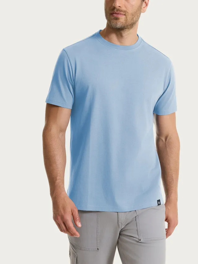 Ragno Jersey T-Shirt Girocollo Dusty Blue Puro Cotone
