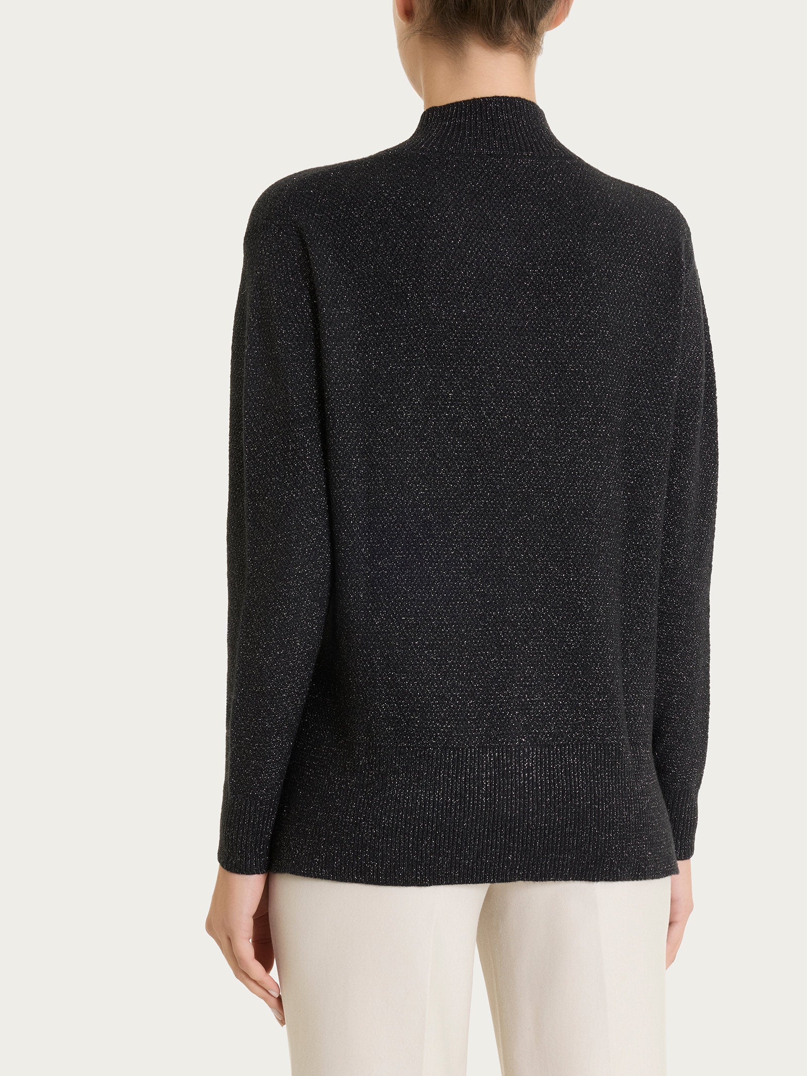 Ragno Merino Soft Cardigan Lupetto Donna Lana Nero