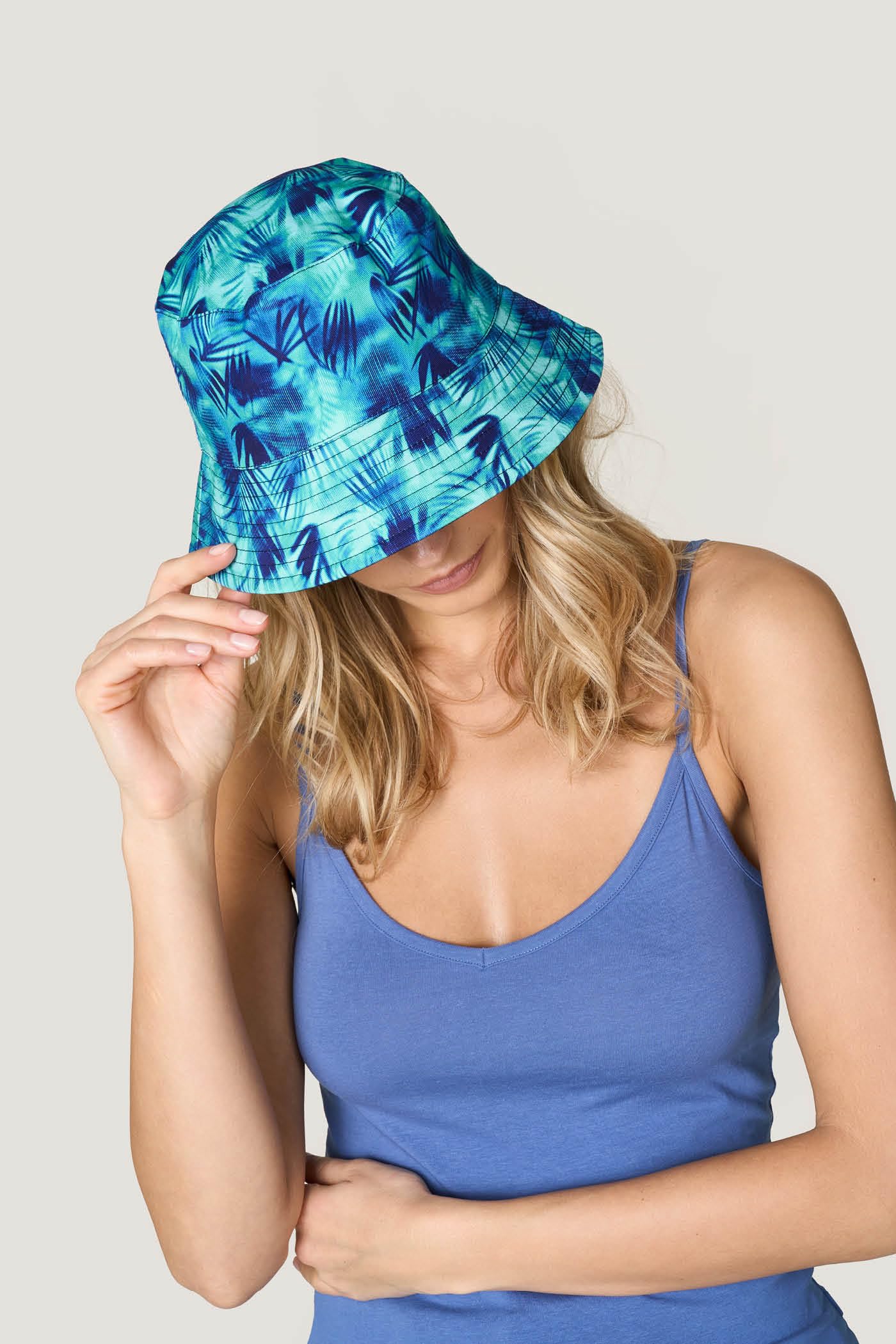 Goldenpoint Oasis cappello bucket cotone multicolor
