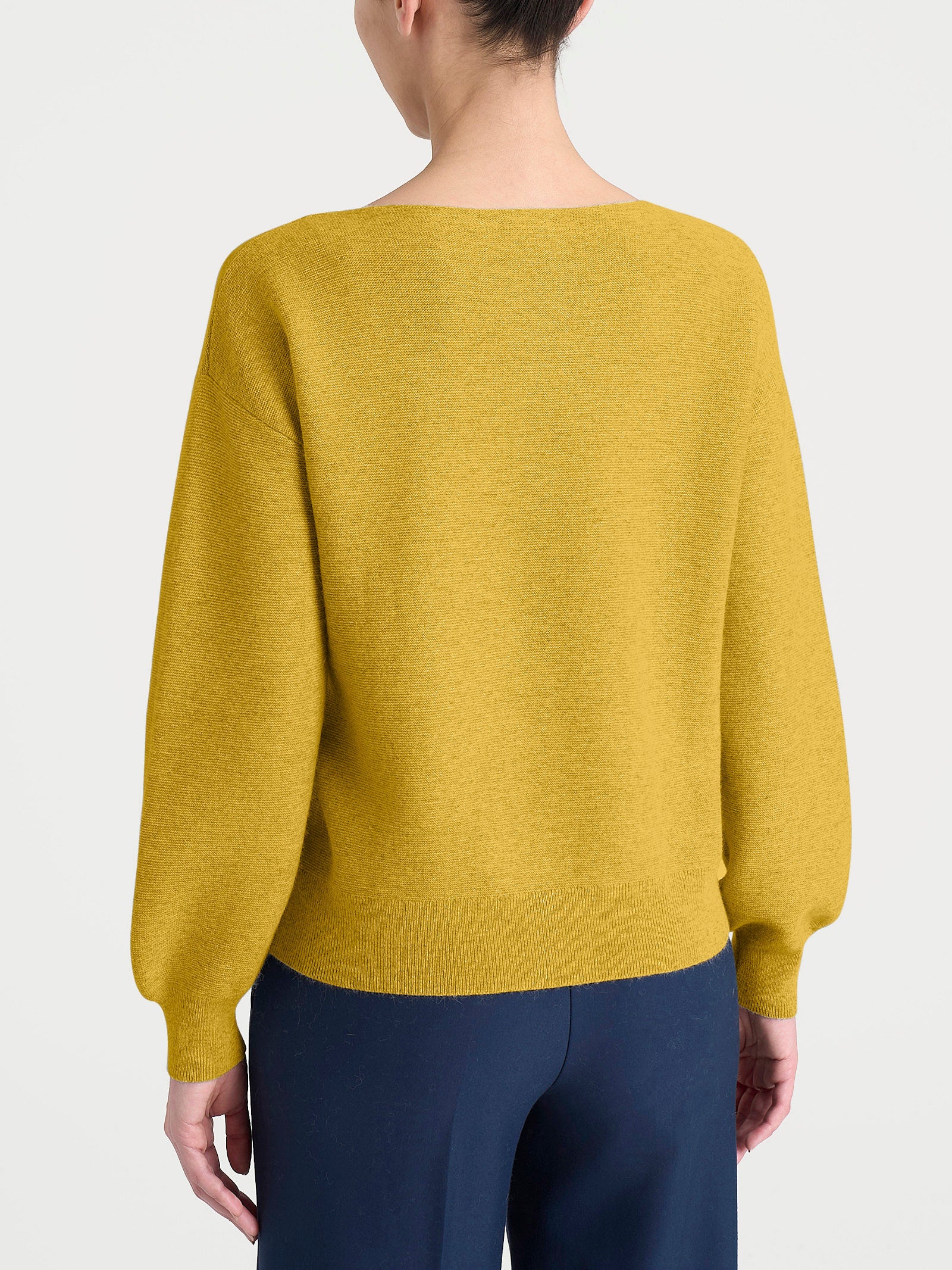 Ragno Natural Soft Maglia Barchetta Oil Yellow Lana