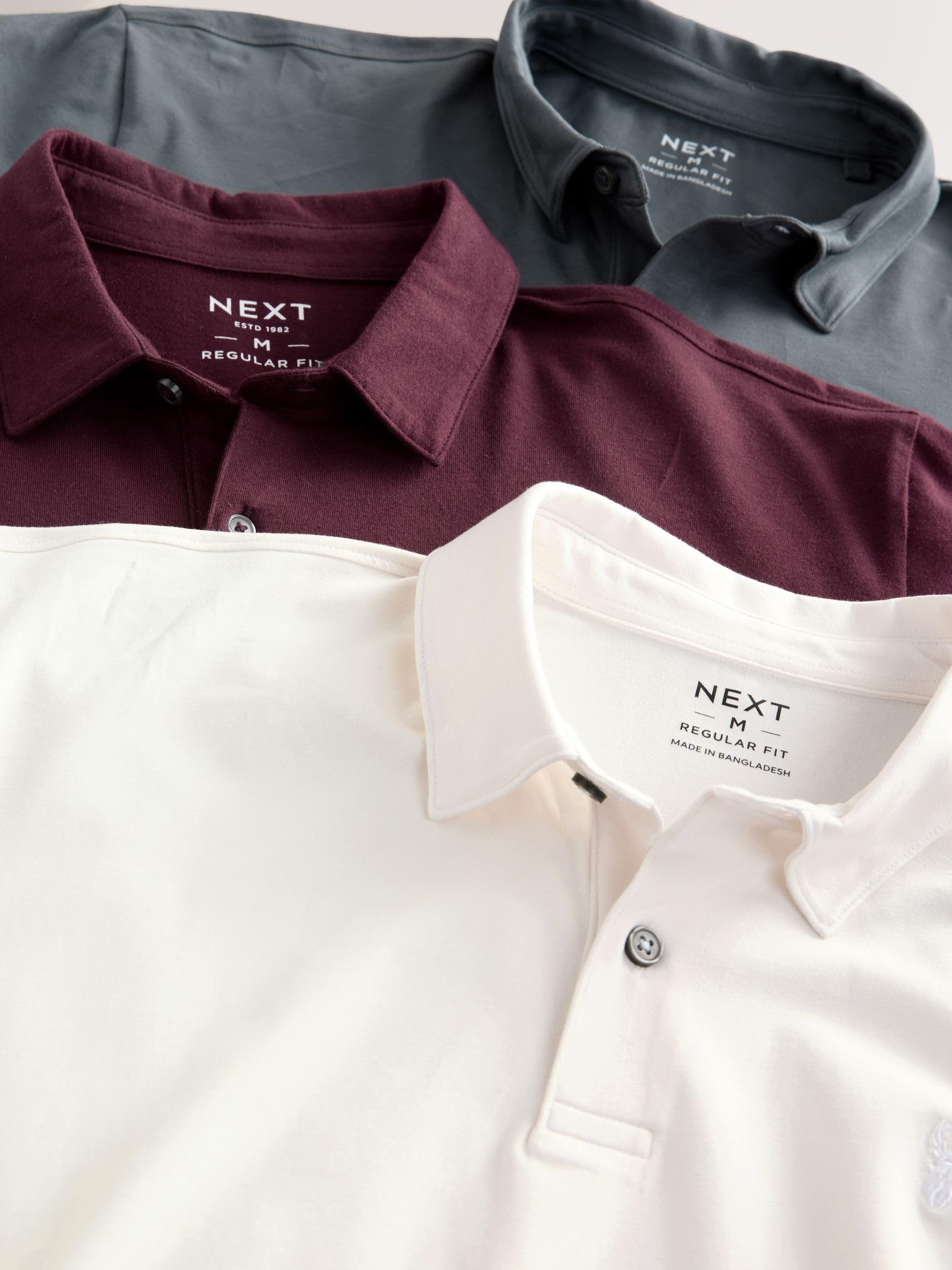 Next Motionflex Polo Uomo Jersey Manica Corta x3