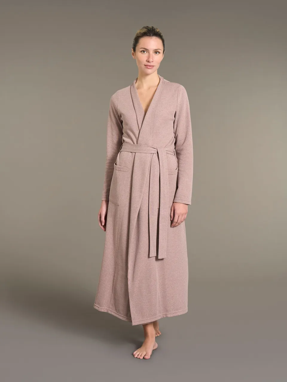 Ragno Sweet Emotion Vestaglia lunga pile Terra lurex