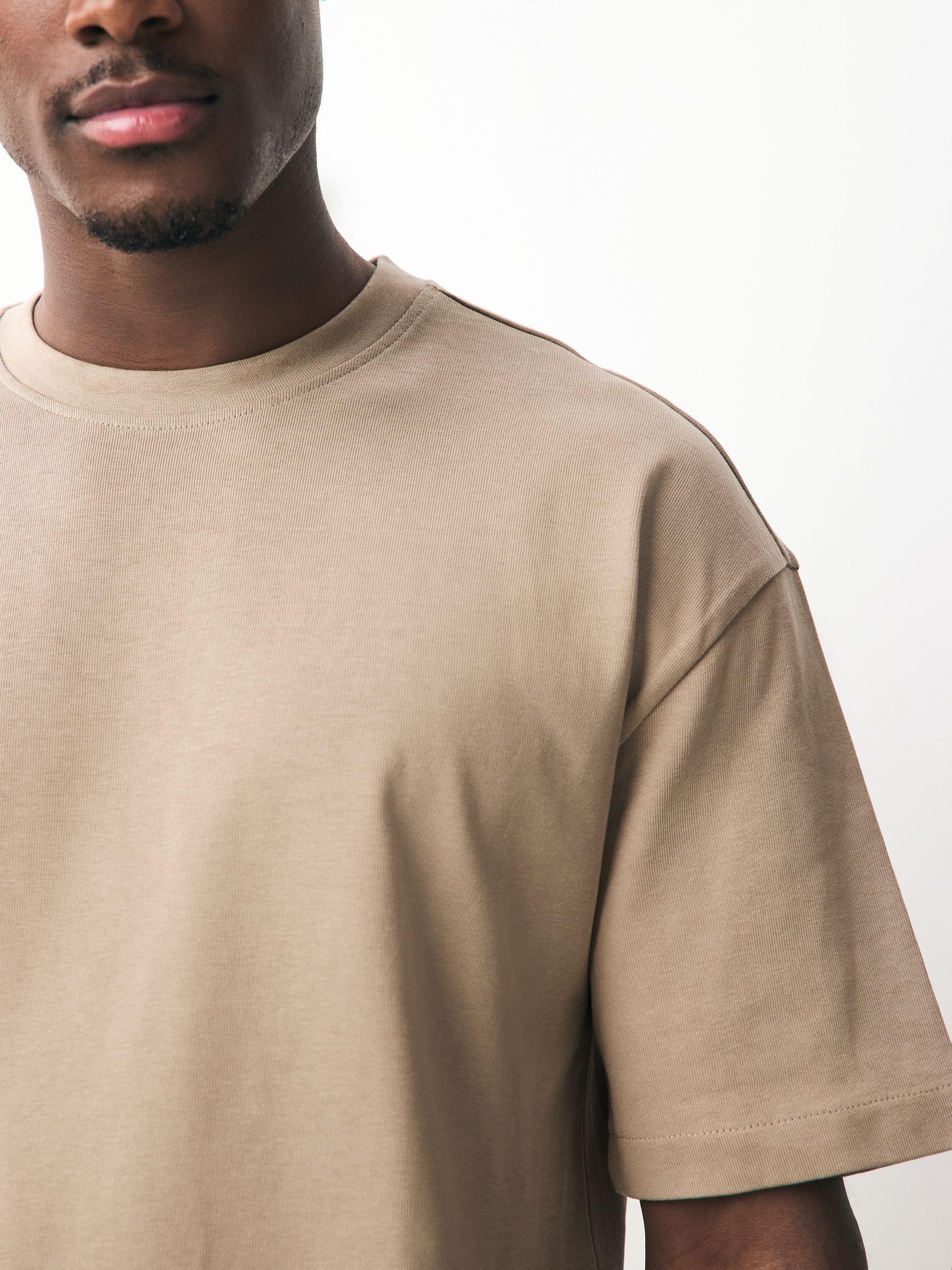 Next T-shirt Uomo 100% Cotone Confezione 5 Pezzi Taglia L