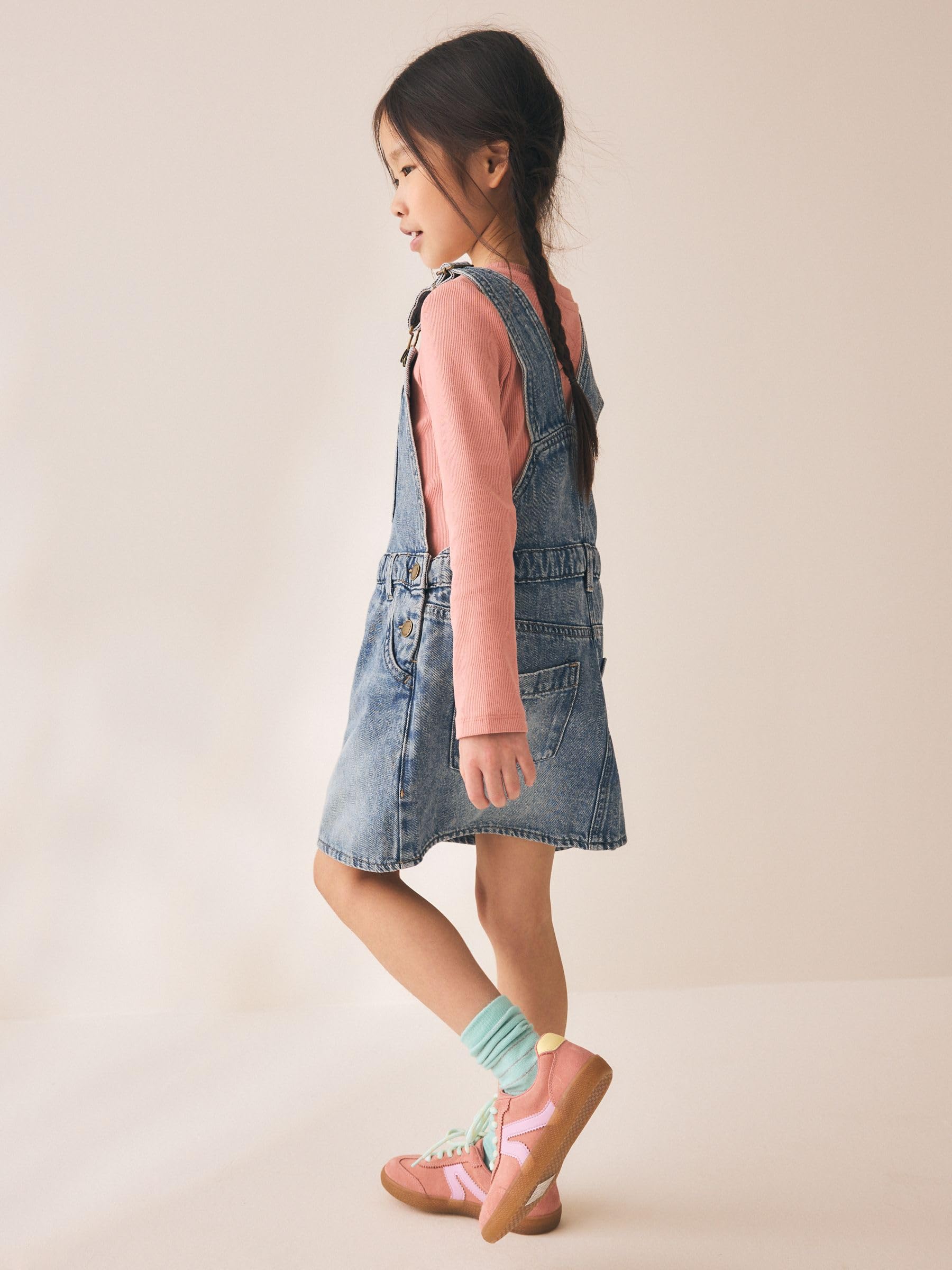 Next scamiciato bambina denim 98 regolabile