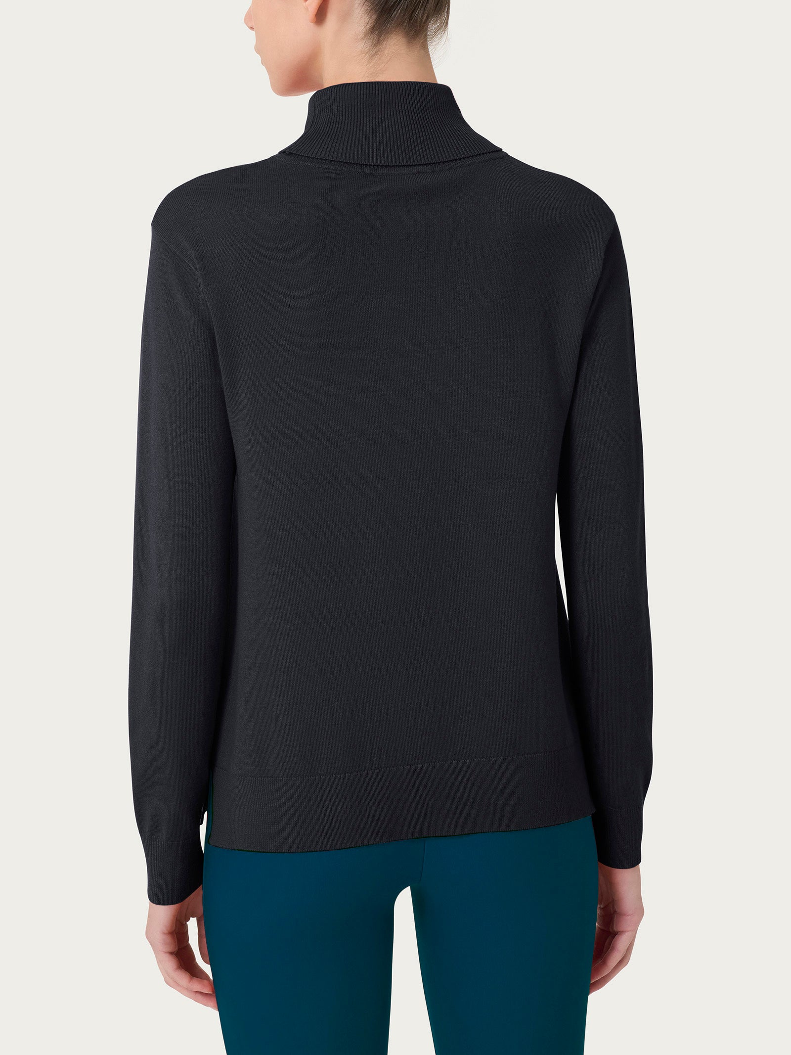 Ragno Four Seasons dolcevita donna viscosa nero