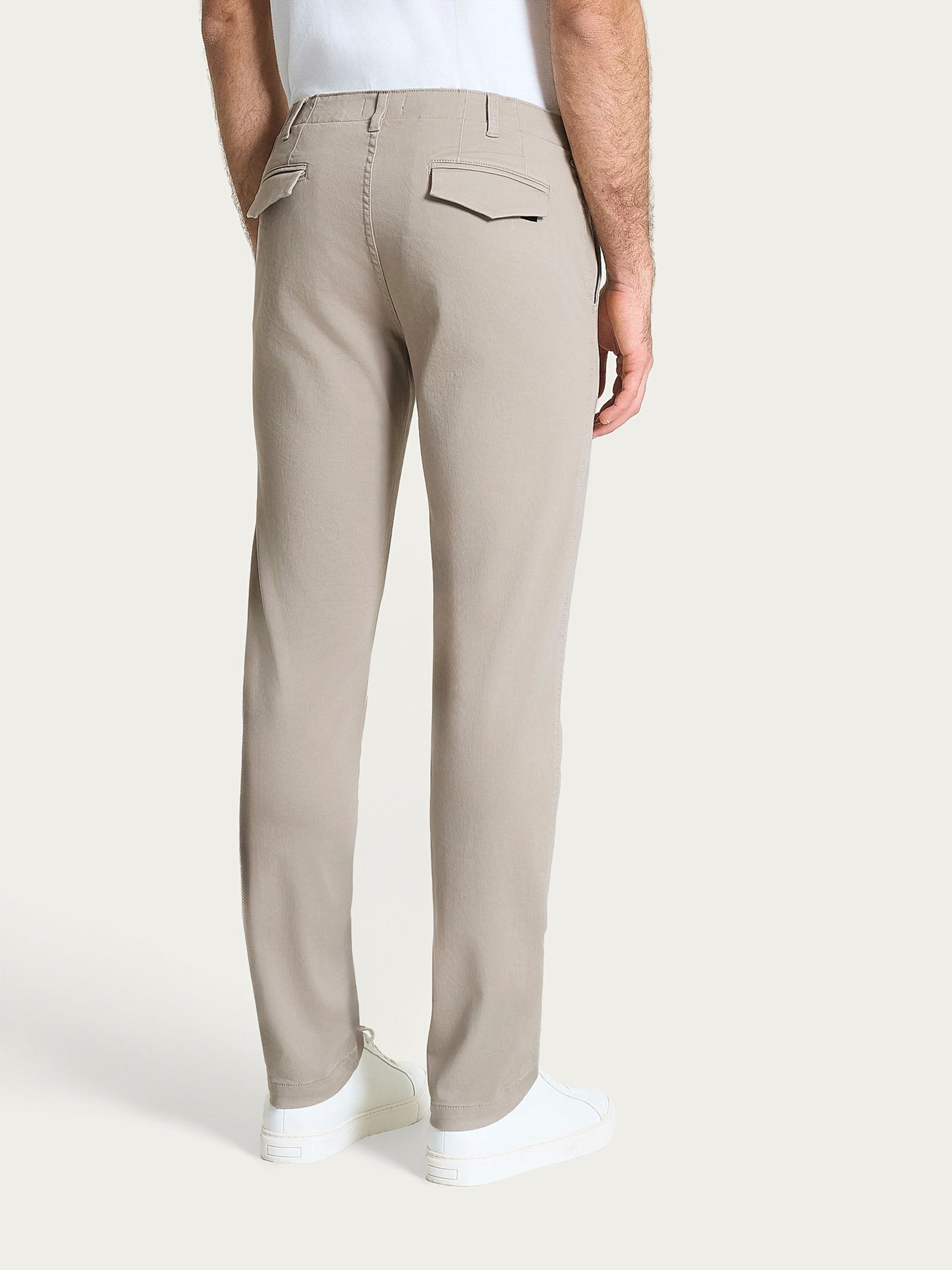 Ragno Jersey Cotone Chino pantalone grigio String