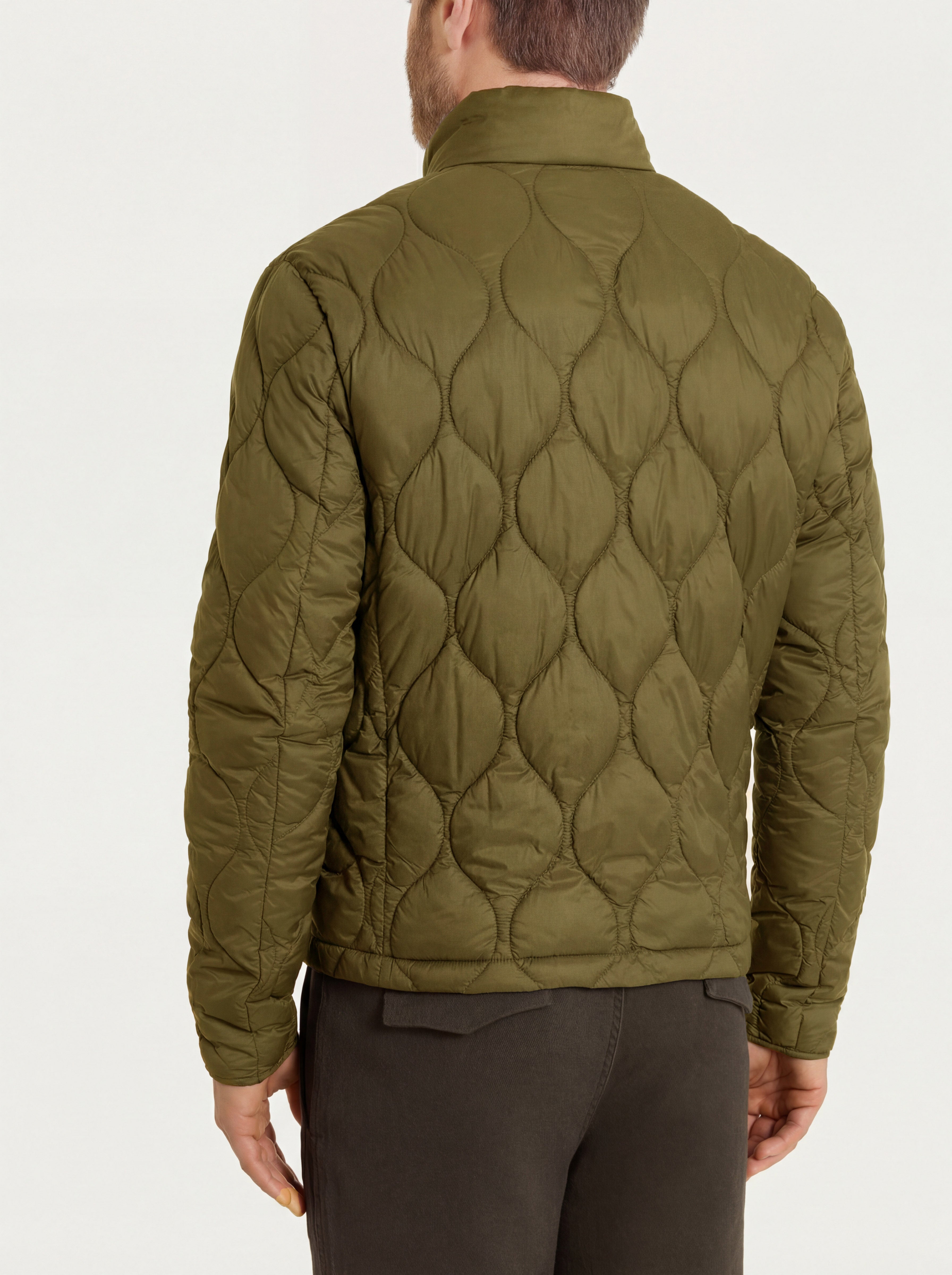 Ragno Onion Quilt Piumino Puffer Dark Olive leggero