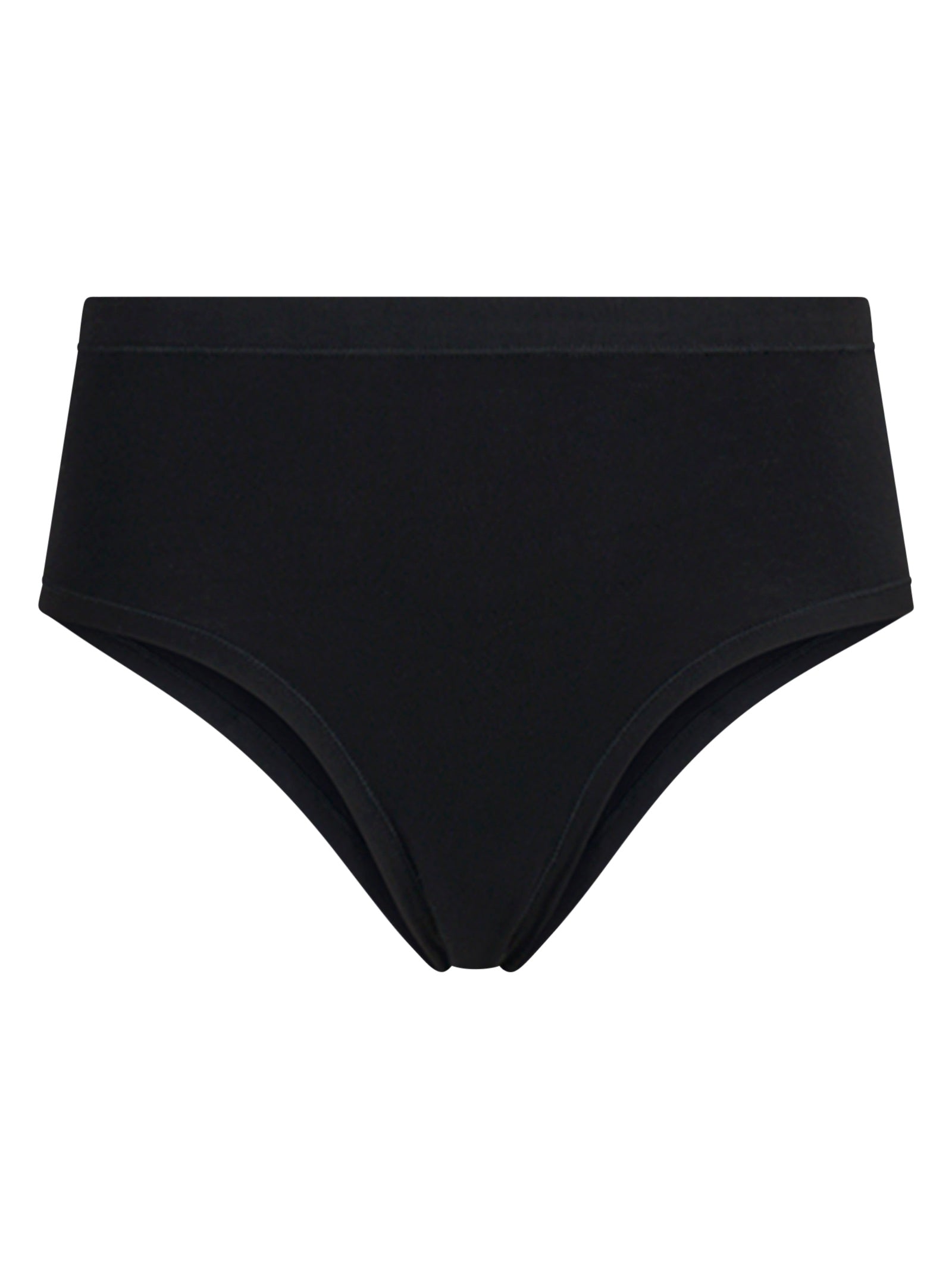 Ragno Comfort slip midi Nero Bipack cotone invisibile