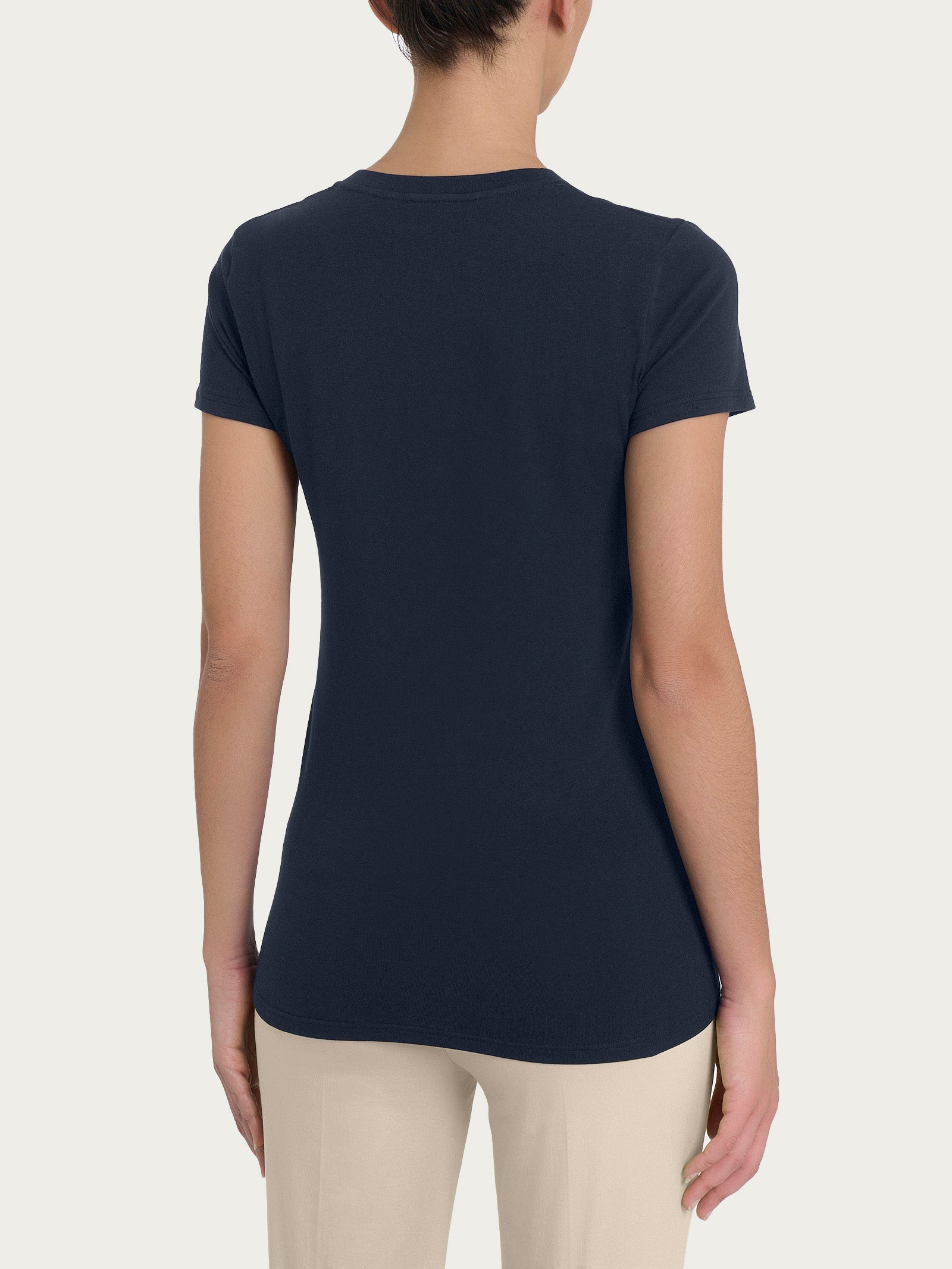 Ragno Ultralight Maglietta Girocollo Bleu cotone