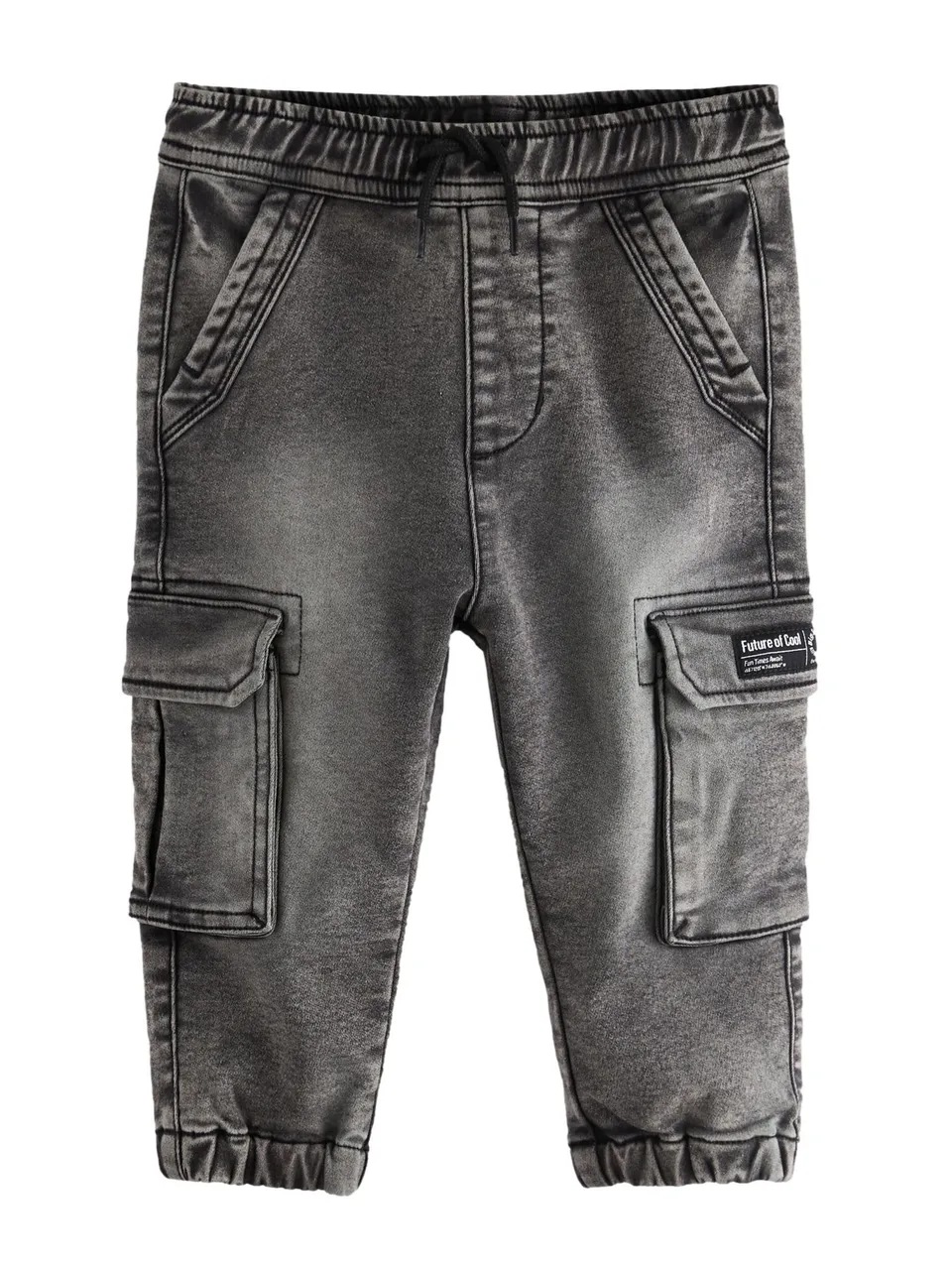 Next Jeans Cargo Bimbo Comodi 68-74 Grigio Denim