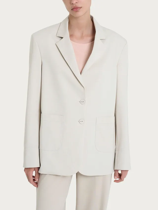 Ragno Compact Light blazer over Champignon leggero