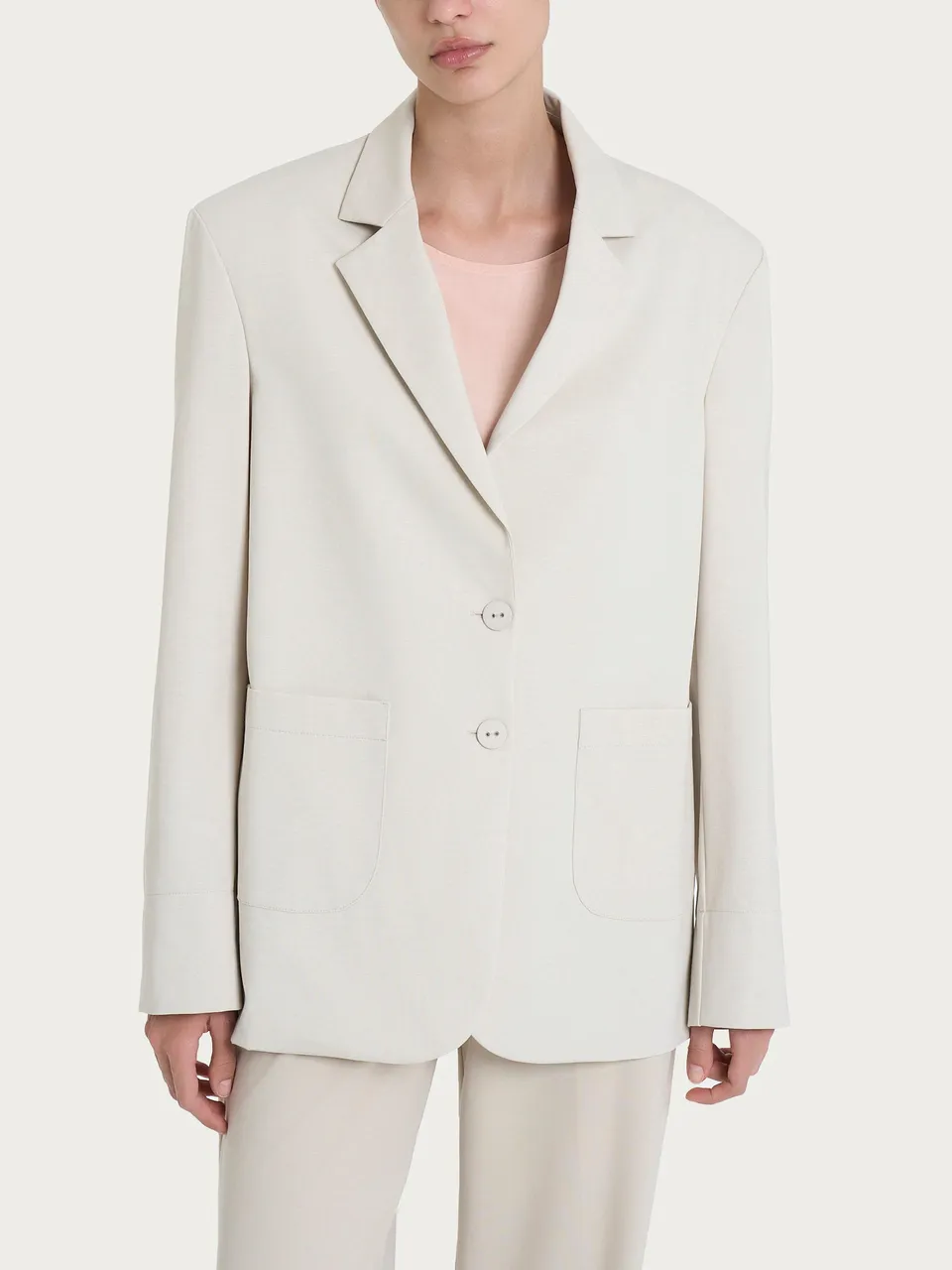 Ragno Compact Light blazer over Champignon leggero