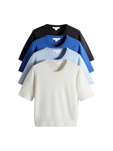 Geo Next The Set t-shirt donna girocollo 4 pezzi maglina