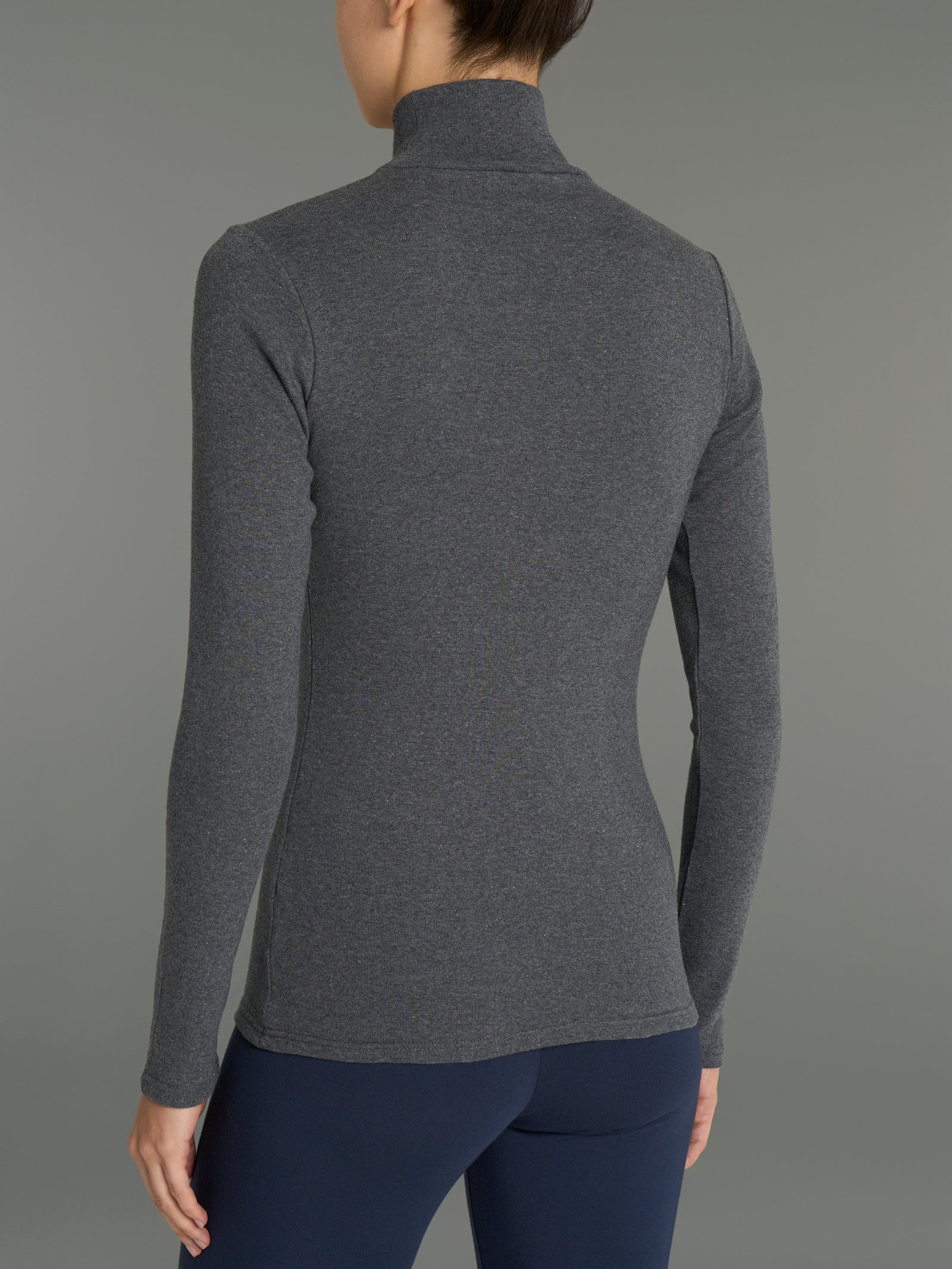 Ragno Thermo Cotton Lupetto Piombo Mel. collo alto cotone