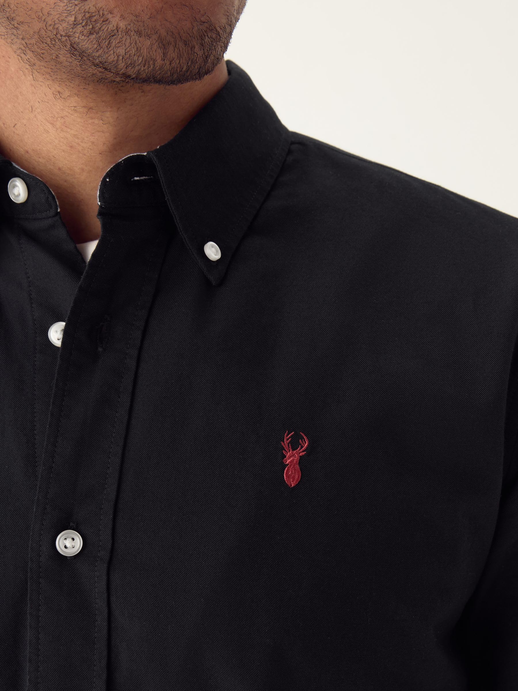 Next Camicia Oxford Maniche Corte Uomo M Nera regular