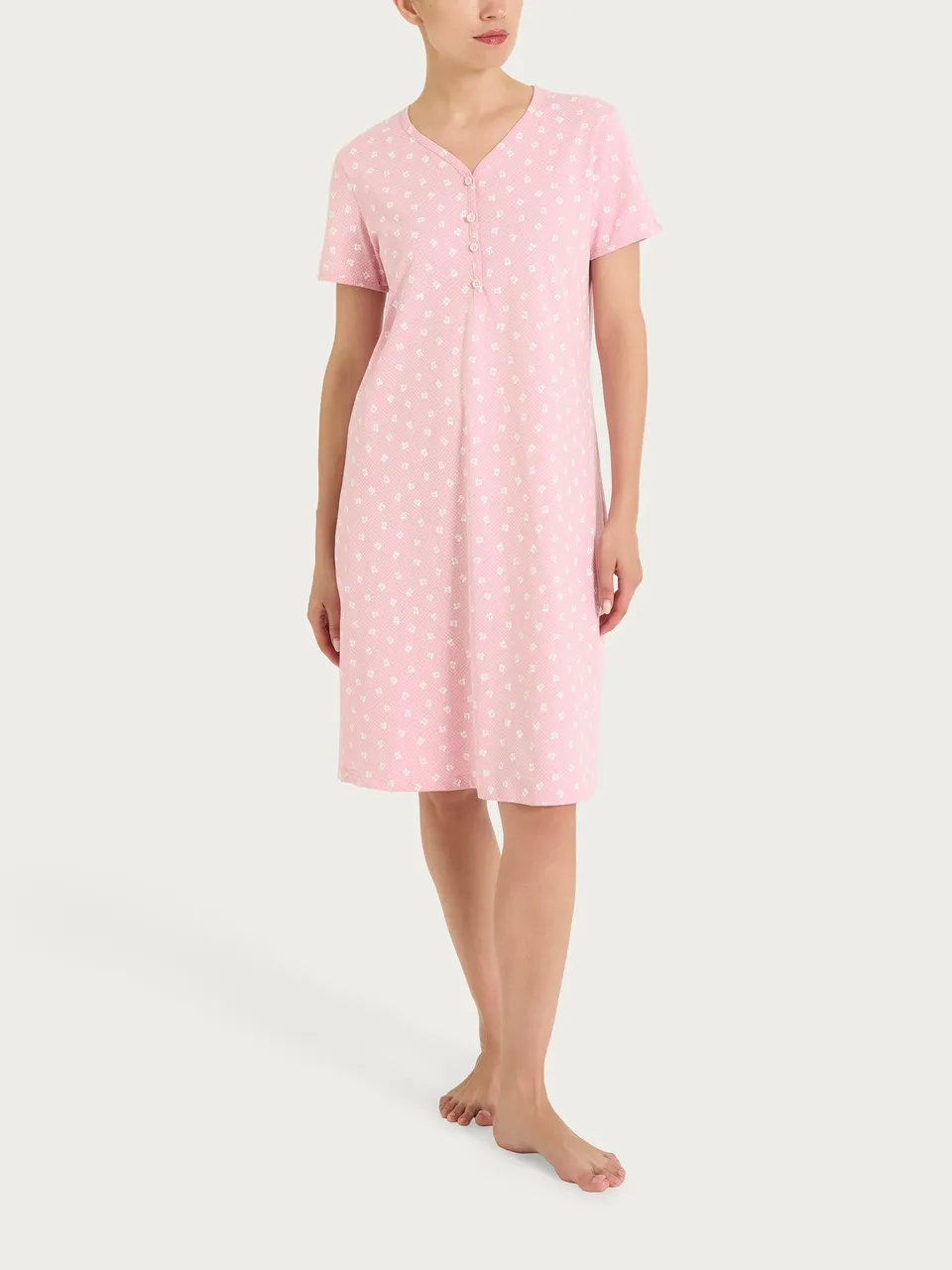 Ragno Sweet Emotion camicia da notte Cameo Pink