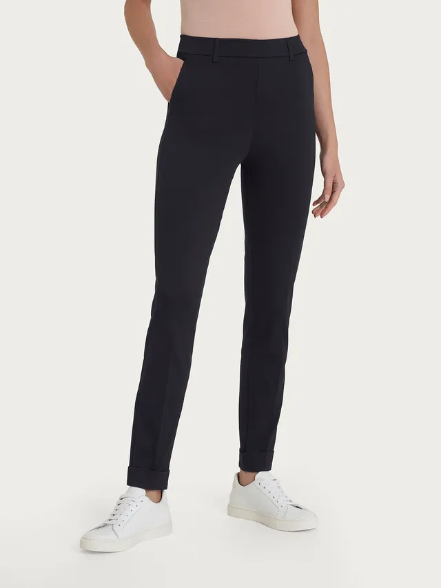Ragno Satin Power Pantalone chino slim donna Nero satin