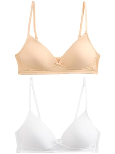 Next reggiseni sportivi donna Nude White 60 confezione 2