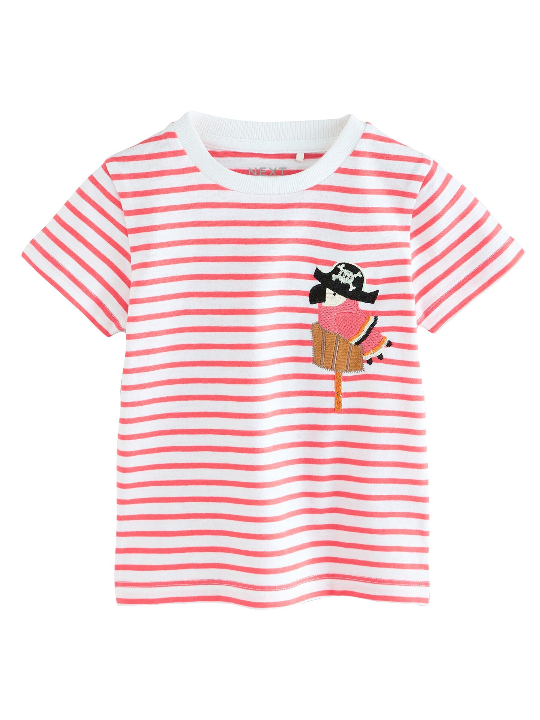 Next T-Shirt Applicazioni maglietta bimbo 12-18 mesi 3 pezzi cotone