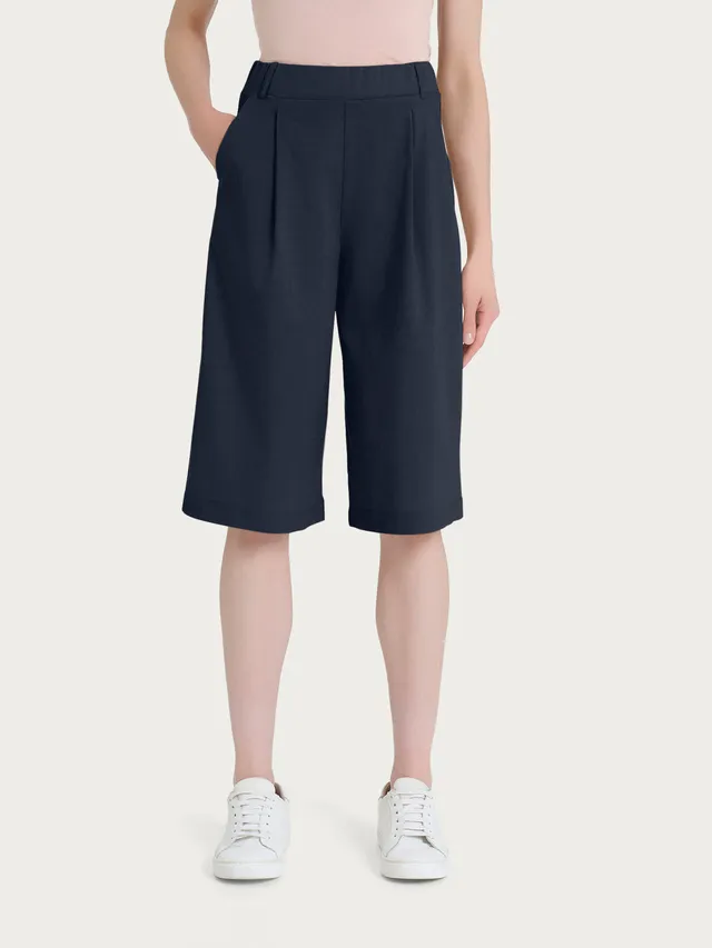 Ragno Super Natural Bermuda con Tasche Tencel Bleu