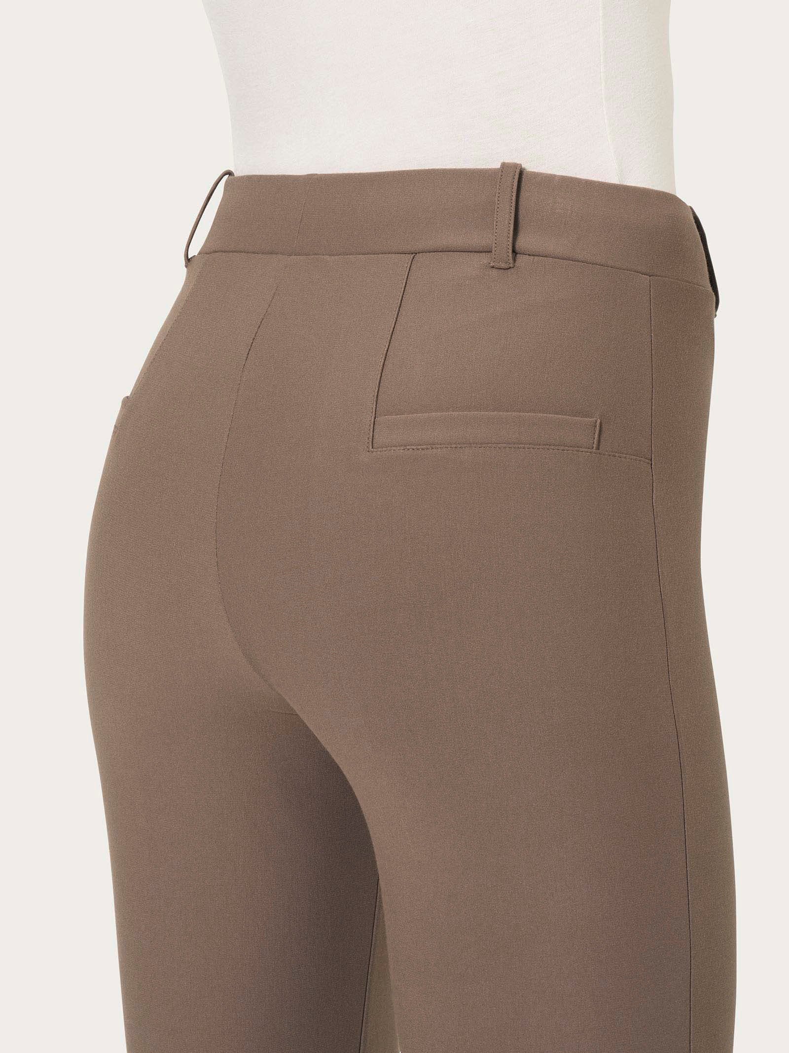 Ragno Compact Pantalone slim dritto Pine Bark elasticizzato