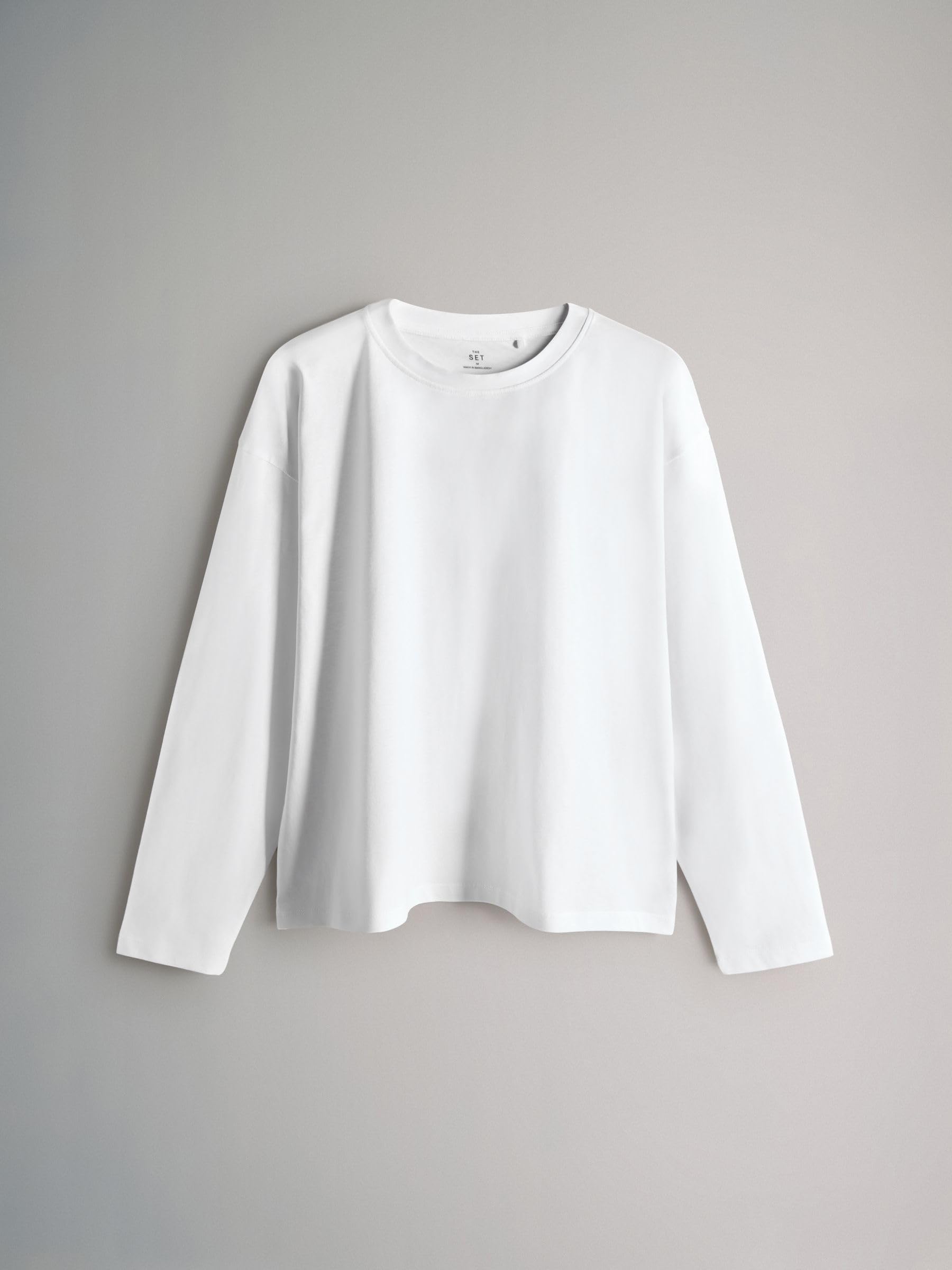 Next The Set T-Shirt Maniche Lunghe Donna 4 Pezzi Verde Rosa