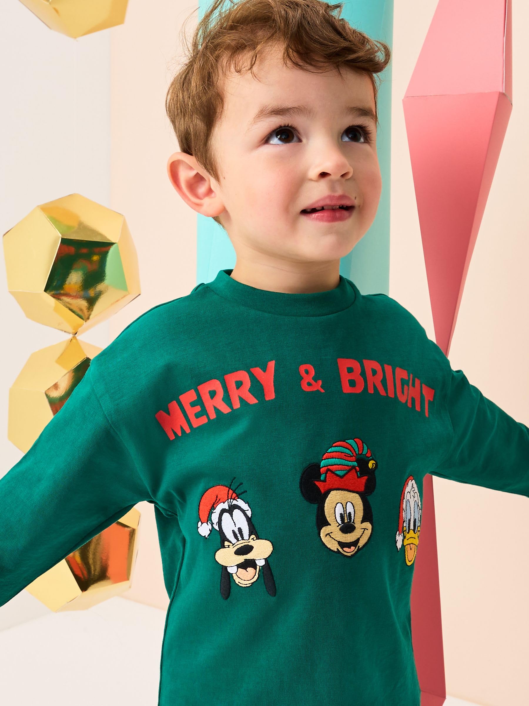 Next Topolino maglietta bambino maniche lunghe 9-12 mesi cotone
