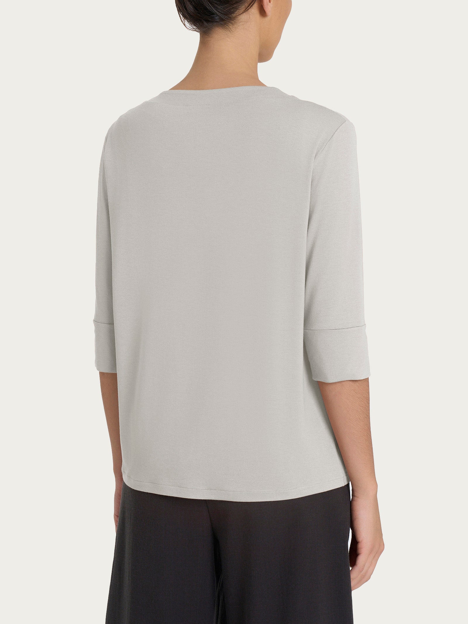 Ragno Viscosa Summer cardigan corto Dawn Blue un bottone