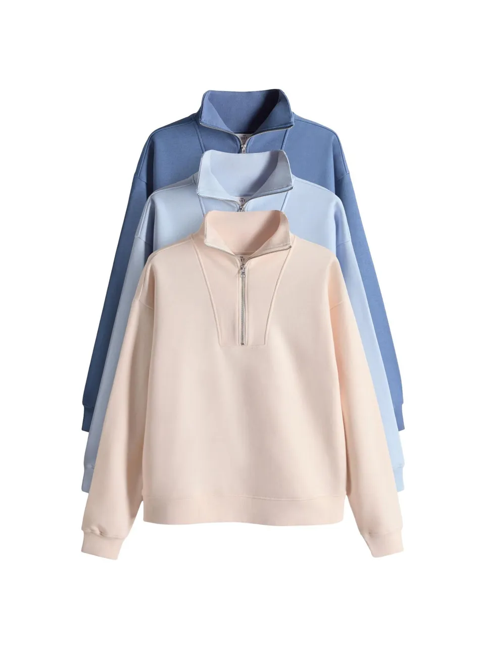 Geo Next The Set felpa coste collo alto donna 3 pezzi zip